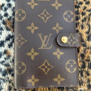 Louis Vuitton Brown Monogram PM Agenda